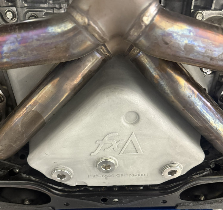 FA24D High-Capacity 3D-Print Oil Pan for 2022+ Toyota GR86 / Subaru BRZ - HKS Super Manifold EL with Catalyst